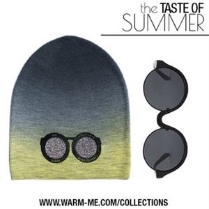 Warm Me + Cashmere Glasses Hat NWT